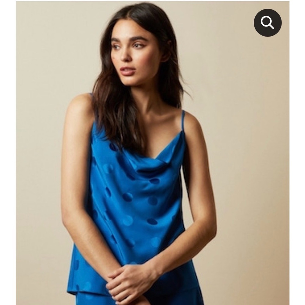 Ted Baker Blue Polka Dot Camisole